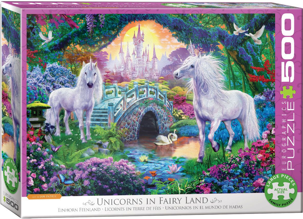 Eurographics Puzzle 500 Teile - Unicorn Fairy Land - Eurographics Puzzle 500 Teile - Unicorn Fairy Land - von Eurographics