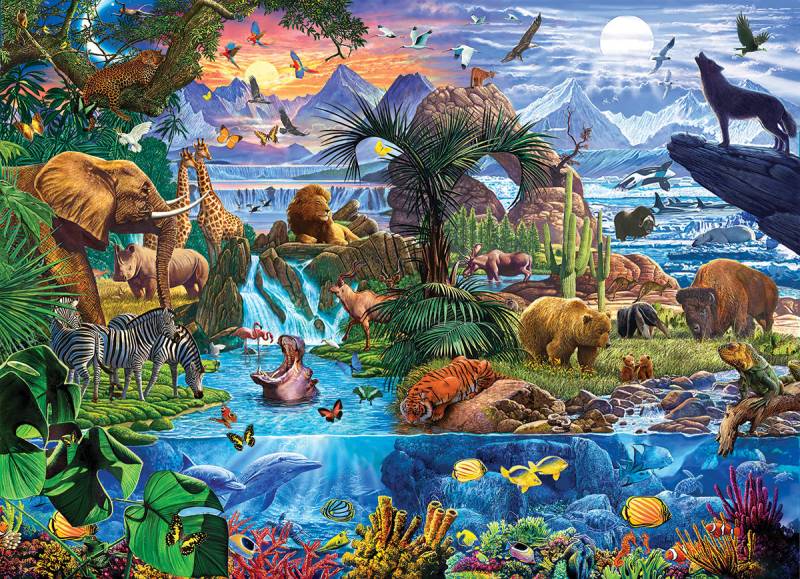 Eurographics Tiere der Welt 5000 Teile Puzzle Eurographics-8520-5881 von Eurographics