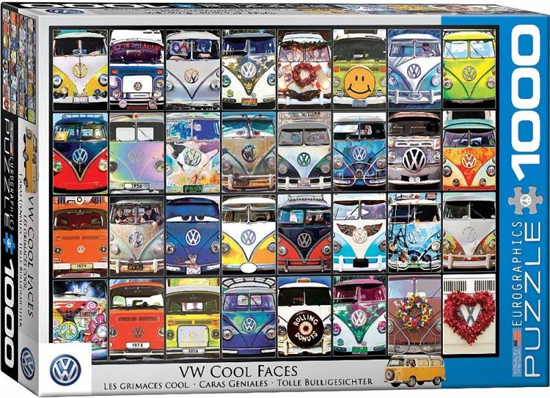 Eurographics VW Bus - Cool Faces 1000 Teile Puzzle Eurographics-6000-0870 von Eurographics