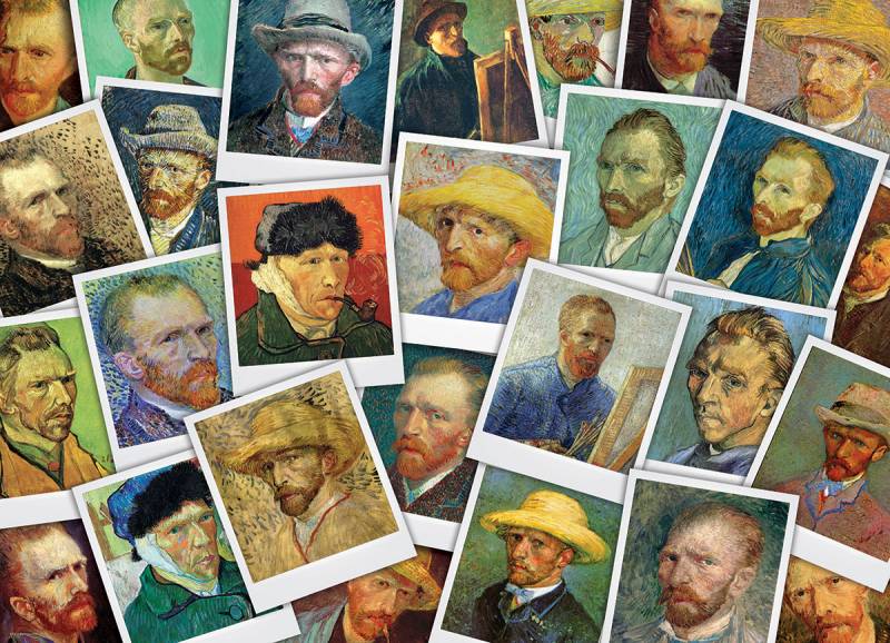 Eurographics Van Gogh Vincent - Selfies 1000 Teile Puzzle Eurographics-6000-5308 von Eurographics