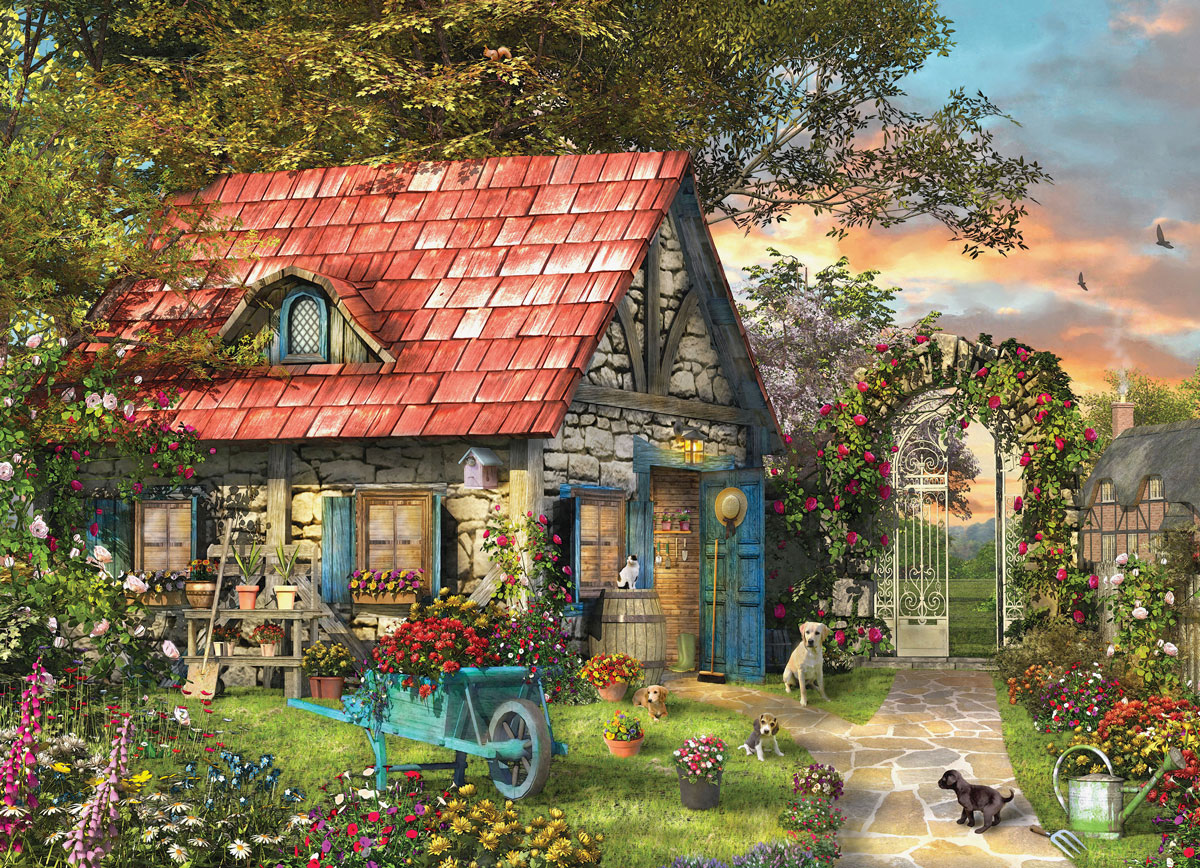 Eurographics XXL Teile - Family Puzzle: Dominic Davison - The Country Shed 500 Teile Puzzle Eurographics-6500-0971 Eurographics XXL Teile - Family Puzzle: Dominic Davison - The Country Shed 500 Teile Puzzle Eurographics-6500-0971 von Eurographics