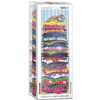 Eurographics 6010-5631 - Katzenprinzessin auf der Erbse, Panorama Puzzle - 1000 Teile von Eurographics