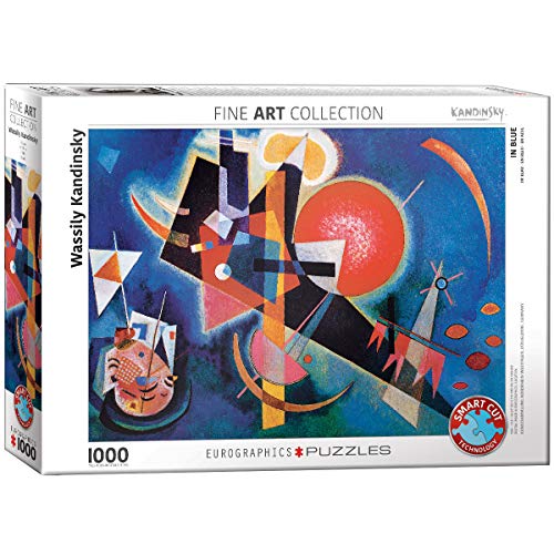 Eurographics Blue by Kandinsky 1000 Piece (6000-1897) Puzzle, Mehrfarbig von EuroGraphics