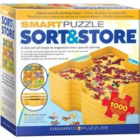 Eurographics 8955-0105 - Smart Puzzle Sort & Store Puzzle Sortierschalen, 6er Set stapelbar von Eurographics