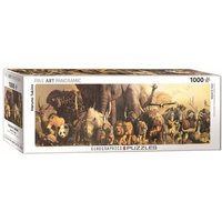 Eurographics 6010-4654 - Tiere der Arche Noah, Panorama Puzzle - 1000 Teile von Eurographics