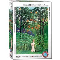 Eurographics 6000-5608 - Frau in einem exotischen Wald von Henri Rousseau, Puzzle, 1.000 Teile von Eurographics