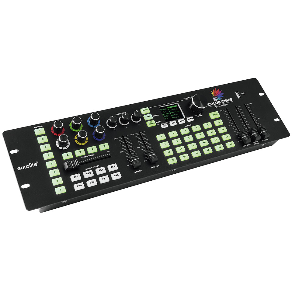 Eurolite DMX LED Color Chief Controller Lichtmischpult von Eurolite