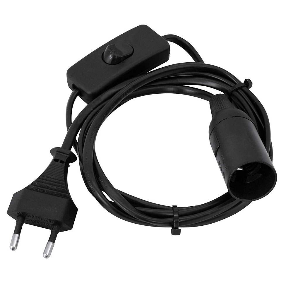 Eurolite E-14 Socket Power Cable, Plug, Switch PAR-Zubehör von Eurolite