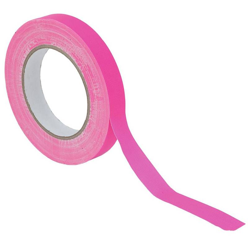 Eurolite Gaffa Tape 19 mm neon-pink uv active Klebeband von Eurolite