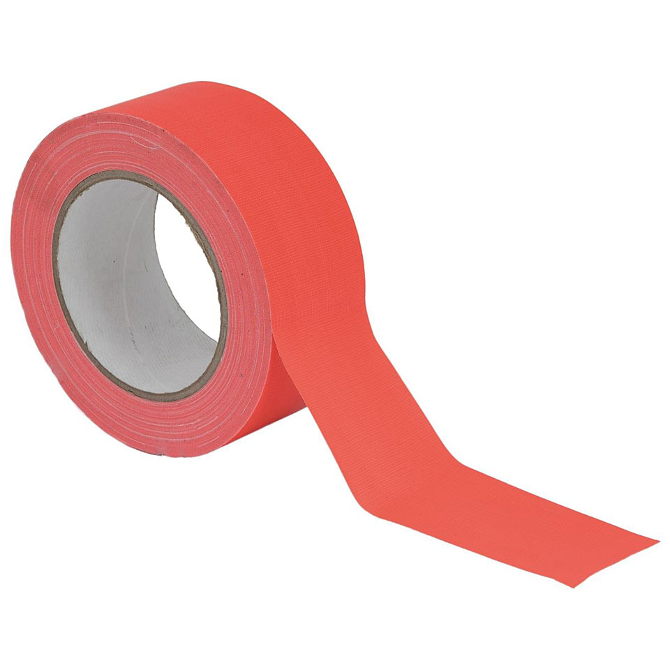 Eurolite Gaffa Tape 50 mm neon-orange uv active Klebeband von Eurolite