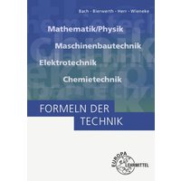 Bach, E: Formeln der Technik von Europa-Lehrmittel