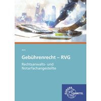 Behr, A: Gebührenrecht - RVG von Europa-Lehrmittel