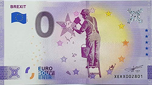 0-Euro-Schein Brexit (2021-1) - Souvenirschein Null Euro € Sammler von Eurosouvenir