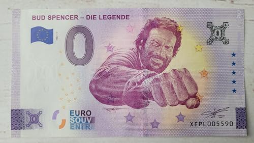 0-Euro-Schein Bud Spencer - die Legende Deutschland Souvenirschein Null Euro € Sammler von Eurosouvenir