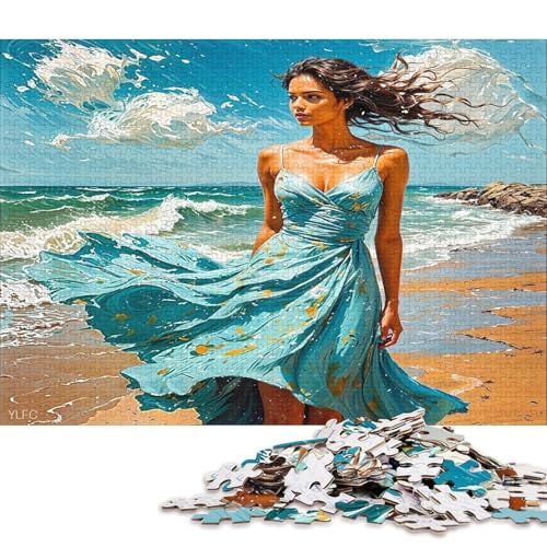 Bunte Kunst 1000 Teile Christmas Für Erwachsene Puzzles Moderne Wohnkultur Family Challenging Games Lernspiel Geburtstag Stress Relief 1000pcs (75x50cm) von Euxclxcl