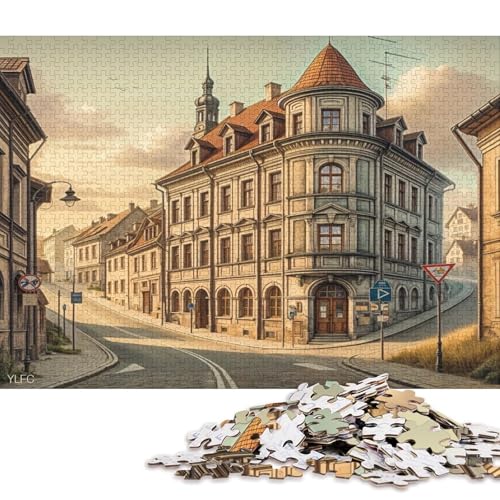 Bunte Kunst 300 Teile Christmas Puzzle Erwachsene Geburtstag Geschicklichkeitsspiel Für Die Ganze Familie Lernspiel Home Decor Stress Relief 300pcs (40x28cm) von Euxclxcl