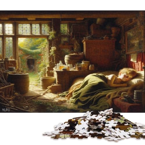 Gotischer Stil 1000 Teile Christmas Für Erwachsene Puzzles Family Challenging Games Lernspiel Home Decor Geburtstag Stress Relief Toy 1000pcs (75x50cm) von Euxclxcl