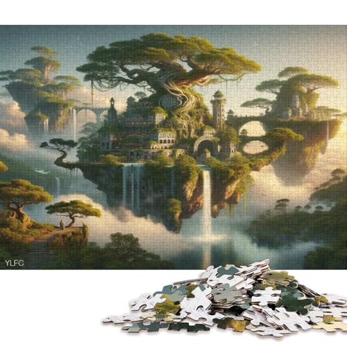 Gotischer Stil 1000 Teile Christmas Für Erwachsene Puzzles Geburtstag Family Challenging Games Lernspiel Home Decor Stress Relief 1000pcs (75x50cm) von Euxclxcl