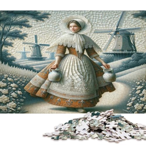 Gotischer Stil 1000 Teile Christmas Für Erwachsene Puzzles Moderne Wohnkultur Family Challenging Games Lernspiel Geburtstag Stress Relief 1000pcs (75x50cm) von Euxclxcl