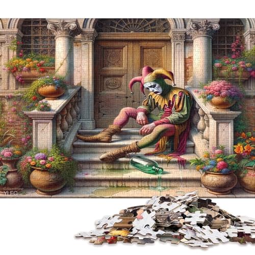 Gotischer Stil 1000 Teile Christmas Puzzle Erwachsene Geburtstag Geschicklichkeitsspiel Für Die Ganze Familie Lernspiel Home Decor Stress Relief 1000pcs (75x50cm) von Euxclxcl