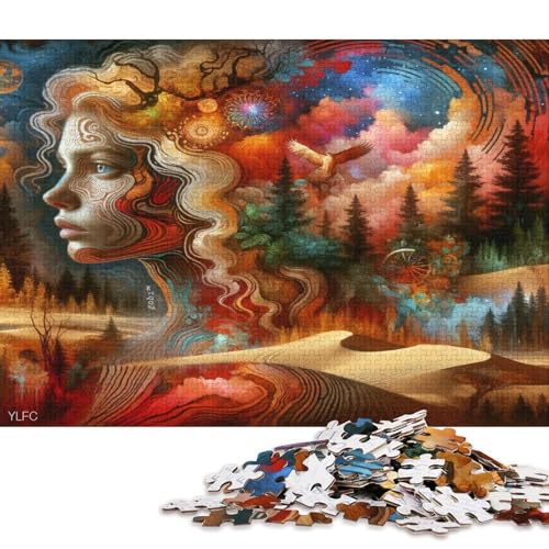 Gotischer Stil 1000 Teile Christmas Puzzle Erwachsene Geburtstag Geschicklichkeitsspiel Für Die Ganze Familie Lernspiel Home Decor Stress Relief 1000pcs (75x50cm) von Euxclxcl