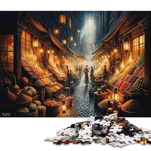 Gotischer Stil 1000 Teile Christmas Puzzle Erwachsene Geburtstag Geschicklichkeitsspiel Für Die Ganze Familie Lernspiel Home Decor Stress Relief 1000pcs (75x50cm) von Euxclxcl