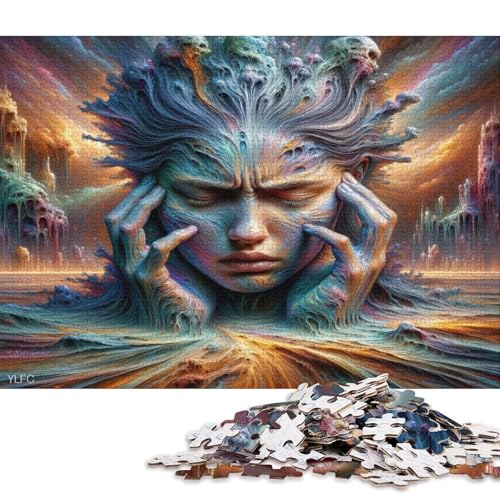 Gotischer Stil 1000 Teile Christmas Puzzle Erwachsene Geburtstag Geschicklichkeitsspiel Für Die Ganze Familie Lernspiel Home Decor Stress Relief 1000pcs (75x50cm) von Euxclxcl