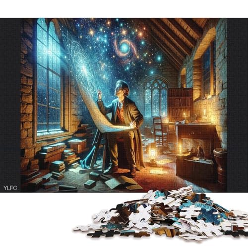 Gotischer Stil 1000 Teile Christmas Puzzle Erwachsene Geburtstag Geschicklichkeitsspiel Für Die Ganze Familie Lernspiel Home Decor Stress Relief 1000pcs (75x50cm) von Euxclxcl