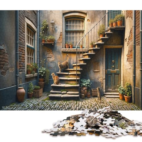 Gotischer Stil 1000 Teile Christmas Puzzles Erwachsene Geburtstag Family Challenging Games Educational Game Home Decor Entspannung Und Intelligenz 1000pcs (75x50cm) von Euxclxcl