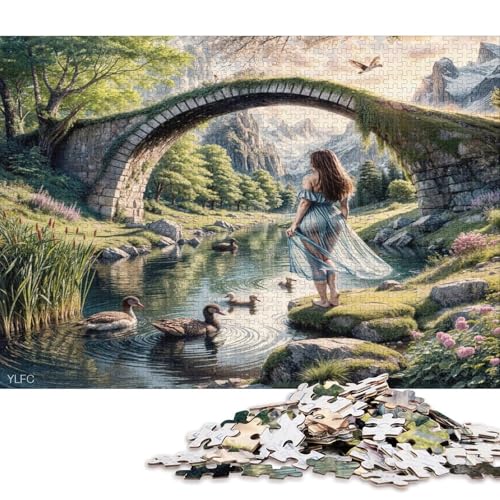 Gotischer Stil 1000 Teile Christmas Puzzles Erwachsene Geburtstag Lernspiel Home Decor Family Challenging Games Entspannung Und Intelligenz 1000pcs (75x50cm) von Euxclxcl