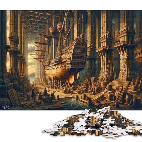 Gotischer Stil 1000 Teile Christmas Puzzles Erwachsene Geburtstag Lernspiel Home Decor Family Challenging Games Entspannung Und Intelligenz 1000pcs (75x50cm) von Euxclxcl