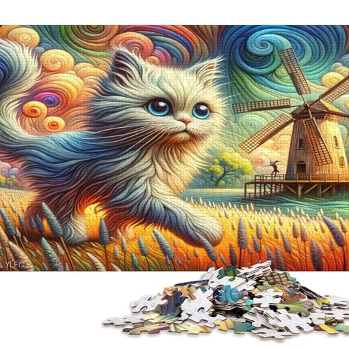 Gotischer Stil 1000 Teile Christmas Puzzles Erwachsene Home Decor Educational Game Family Challenging Games Geburtstag Stress Relief 1000pcs (75x50cm) von Euxclxcl