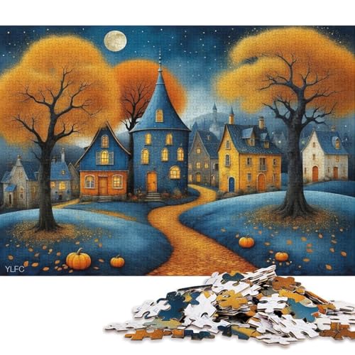 Gotischer Stil 300 Teile Christmas Für Erwachsene Puzzles Family Challenging Games Lernspiel Home Decor Geburtstag Stress Relief Toy 300pcs (40x28cm) von Euxclxcl