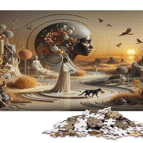 Gotischer Stil 300 Teile Christmas Für Erwachsene Puzzles Geburtstag Family Challenging Games Lernspiel Home Decor Stress Relief 300pcs (40x28cm) von Euxclxcl