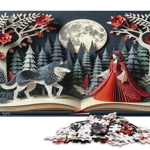 Gotischer Stil 300 Teile Christmas Puzzle Erwachsene Geburtstag Geschicklichkeitsspiel Für Die Ganze Familie Lernspiel Home Decor Stress Relief 300pcs (40x28cm) von Euxclxcl