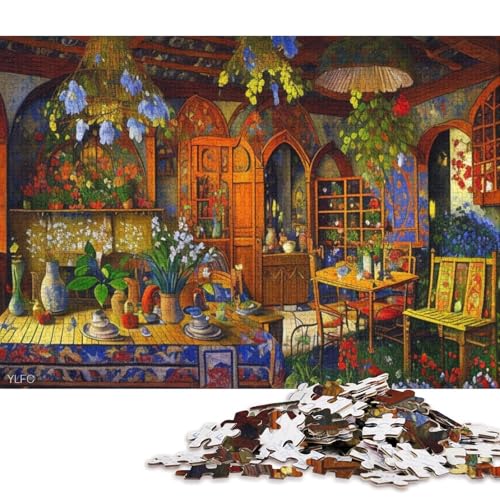 Gotischer Stil 300 Teile Christmas Puzzle Erwachsene Geburtstag Geschicklichkeitsspiel Für Die Ganze Familie Lernspiel Home Decor Stress Relief 300pcs (40x28cm) von Euxclxcl