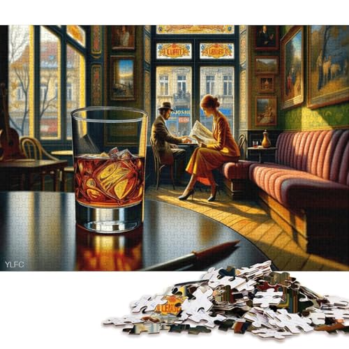 Gotischer Stil 300 Teile Christmas Puzzle Erwachsene Geburtstag Geschicklichkeitsspiel Für Die Ganze Familie Lernspiel Home Decor Stress Relief 300pcs (40x28cm) von Euxclxcl