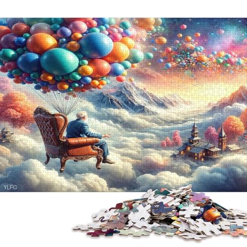 Gotischer Stil 500 Teile Christmas Erwachsene Puzzles Moderne Wohnkultur Geburtstag Educational Game Family Challenging Games Stress Relief 500pcs (52x38cm) von Euxclxcl