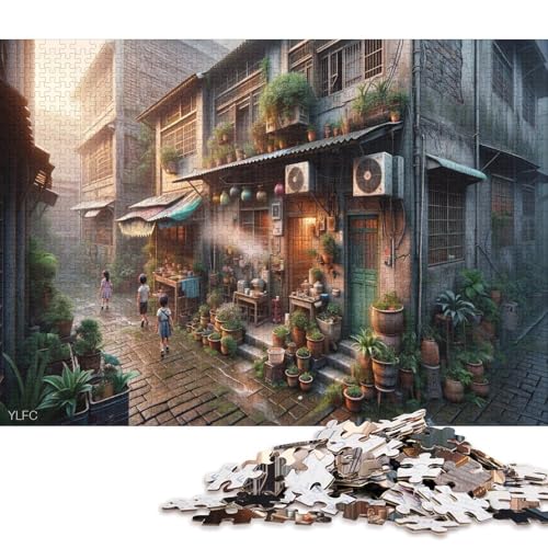 Gotischer Stil 500 Teile Christmas Puzzle Erwachsene Geburtstag Geschicklichkeitsspiel Für Die Ganze Familie Lernspiel Home Decor Stress Relief 500pcs (52x38cm) von Euxclxcl