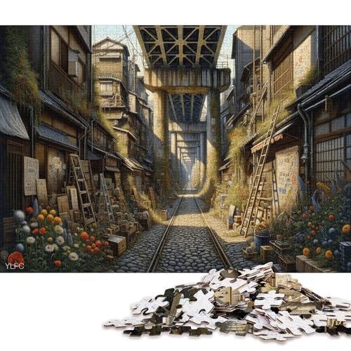 Gotischer Stil 500 Teile Christmas Puzzle Erwachsene Geburtstag Geschicklichkeitsspiel Für Die Ganze Familie Lernspiel Home Decor Stress Relief 500pcs (52x38cm) von Euxclxcl