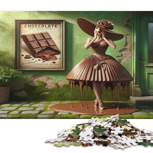 Gotischer Stil 500 Teile Christmas Puzzle Erwachsene Geburtstag Geschicklichkeitsspiel Für Die Ganze Familie Lernspiel Home Decor Stress Relief 500pcs (52x38cm) von Euxclxcl