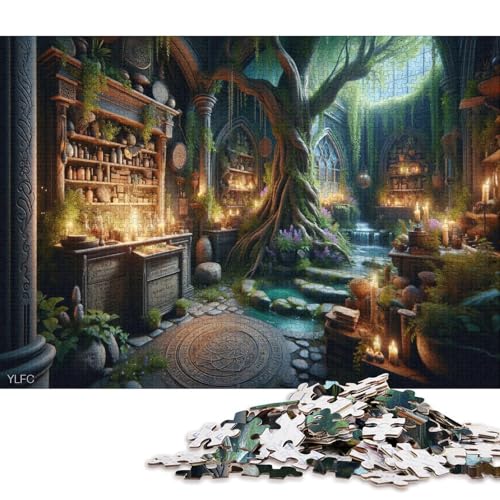 Gotischer Stil 500 Teile Christmas Puzzles Erwachsene Geburtstag Lernspiel Home Decor Family Challenging Games Entspannung Und Intelligenz 500pcs (52x38cm) von Euxclxcl