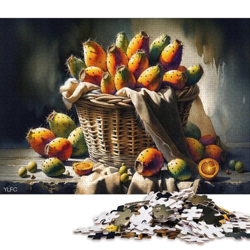 Magisches Gemüse 300 Teile Christmas Für Erwachsene Puzzles Family Challenging Games Lernspiel Home Decor Geburtstag Stress Relief Toy 300pcs (40x28cm) von Euxclxcl