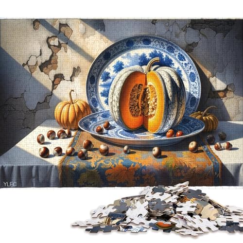 Magisches Gemüse 300 Teile Christmas Puzzles Erwachsene Home Decor Educational Game Family Challenging Games Geburtstag Stress Relief 300pcs (40x28cm) von Euxclxcl