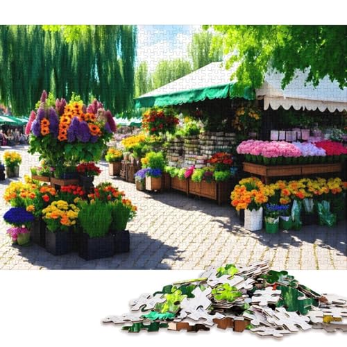 Magisches Gemüse 500 Teile Christmas Puzzle Erwachsene Family Challenging Games Geburtstag Educational Game Home Decor Stress Relief Toy 500pcs (52x38cm) von Euxclxcl