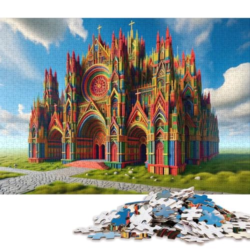 Magisches Gemüse Puzzle 1000 Teile Christmas Für Erwachsene Geburtstag Family Challenging Games Lernspiel Home Decor Entspannung Und Intelligenz 1000pcs (75x50cm) von Euxclxcl