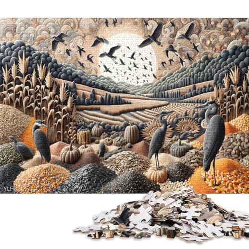 Zauberwelt 1000 Teile Christmas Puzzle Erwachsene Geburtstag Geschicklichkeitsspiel Für Die Ganze Familie Lernspiel Home Decor Stress Relief 1000pcs (75x50cm) von Euxclxcl