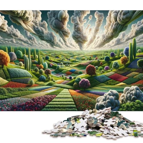 Zauberwelt 500 Teile Christmas Puzzle Erwachsene Geburtstag Geschicklichkeitsspiel Für Die Ganze Familie Lernspiel Home Decor Stress Relief 500pcs (52x38cm) von Euxclxcl