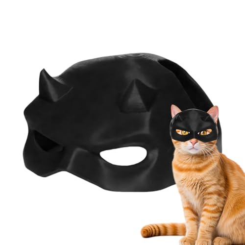 Euyehn Halloween Pet Face Masque - Pet Kitten Dress Up Half Face Masque - Pet Headgear Face Masque Pet Halloween Face Masque for Costume Parties, Pet Parties von Euyehn