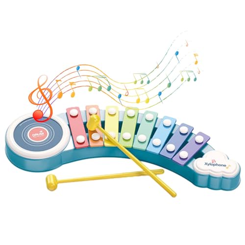 Euyehn Kleinkind-Xylophon, Xylophon-Klavier, Schlaginstrument Xylophon Musikspielzeug, Lern- und Bildungsspielzeug, interaktives Kinderspielzeug, vorgetäuschtes Musikinstrument für Kinder von Euyehn